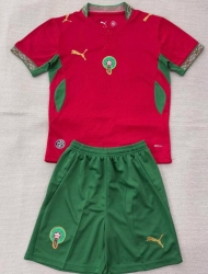 2026 Morocco Home Soccer Kids