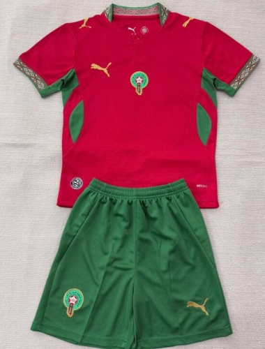 2026 Morocco Home Soccer Kids