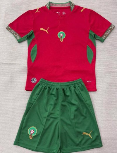 2026 Morocco Home Soccer Kids