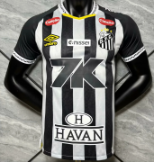 2526 Santos Home player version soccer jersey