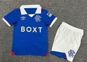 2526 Rangers home kids Soccer Jersey