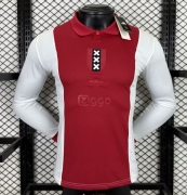 2526 Ajax 125 th Long Sleeve Player Version Soccer Jersey