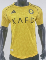 2526 Al Nassr Home Player Version Soccer Jersey