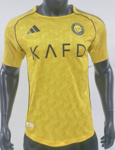 2526 Al Nassr Home Player Version Soccer Jersey
