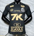 2425 Santos black player version Soccer Jersey