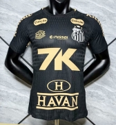 2425 Santos black player version Soccer Jersey