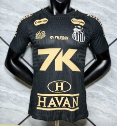 2425 Santos black player version Soccer Jersey