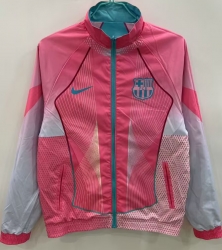 2526 B-A pink green reversible windbreaker s-2xl