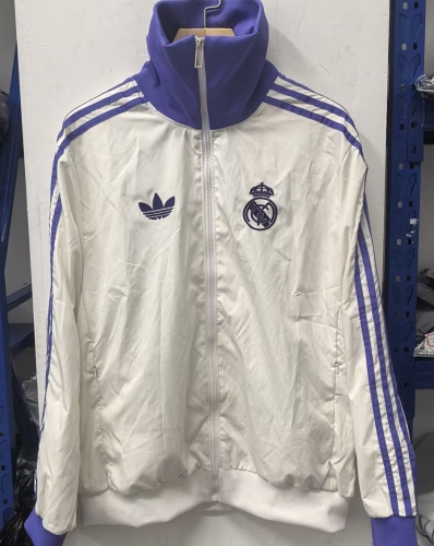 2526 RM retro white windbreaker jacket S-XXL