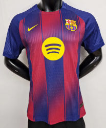 25 26 Bar Home Player Version Soccer Jersey