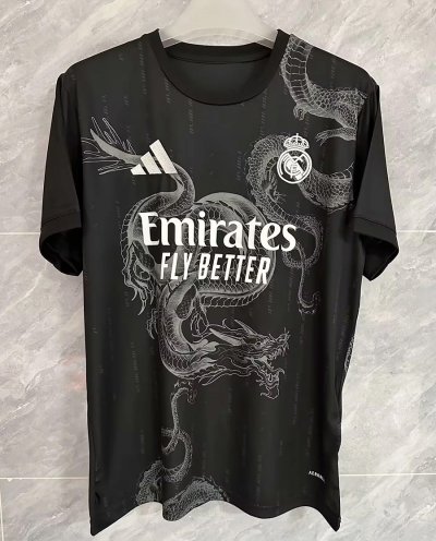 2526 RM special version black dragon soccer jersey size S-2XL