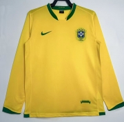 2006 BRAZIL HOME LONG SLEEVE S-XXL