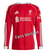 2526 LI Home LONG SLEEVE fans version soccer jersey