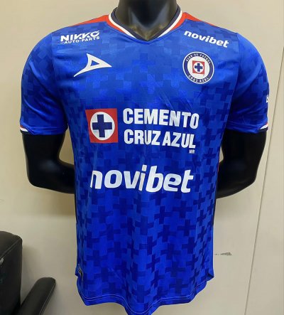 2526 Cruz Azul Home Player Version Soccer Jersey