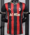 2526 AC milan red black special player version S-XXL