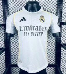 2025 26 RM Home Player Version Soccer Jersey