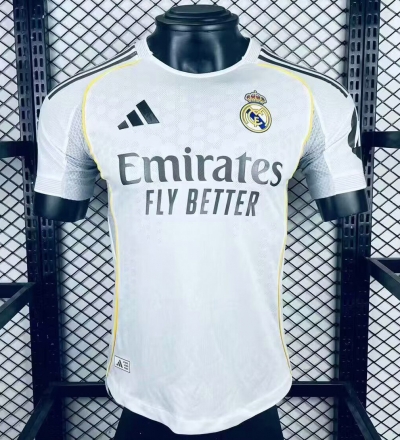 2025 26 RM Home Player Version Soccer Jersey