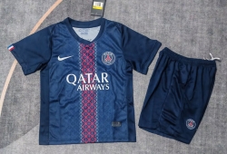 2526 PSG paris Home kids Soccer Jersey