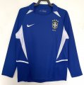 2002 Brazil away blue long sleeves S-XXL