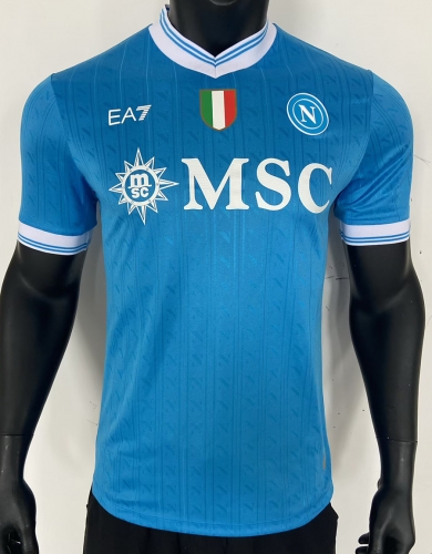 2526 Napoli Home Player Version Soccer Jersey