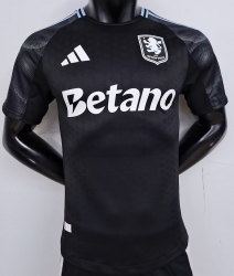 2526 Aston Villa Away player version soccer jersey