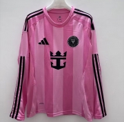 2526 Miami Home Long Sleeve Soccer Jerse