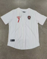 2526 Portugal white Baseball jersey size S-2XL