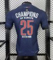 2025 Paris PSG champions 25 Player Version soccer jersey