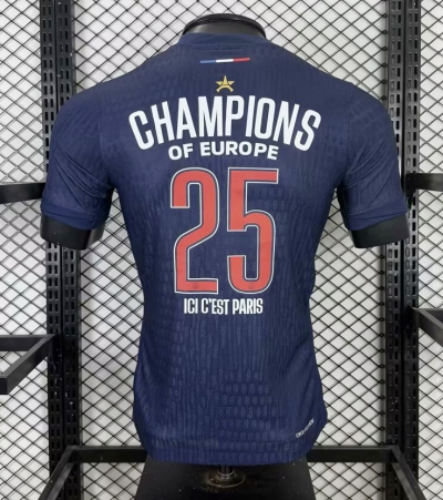 2025 Paris PSG champions 25 Player Version soccer jersey