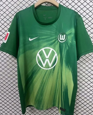 2526 Wolfsburg Home Soccer Jersey