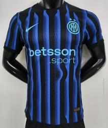 25 26 Int Milan Home Player Version Soccer Jersey