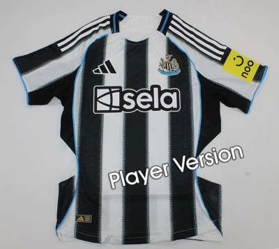2526 Newcastle Home Player Version Soccer Jersey