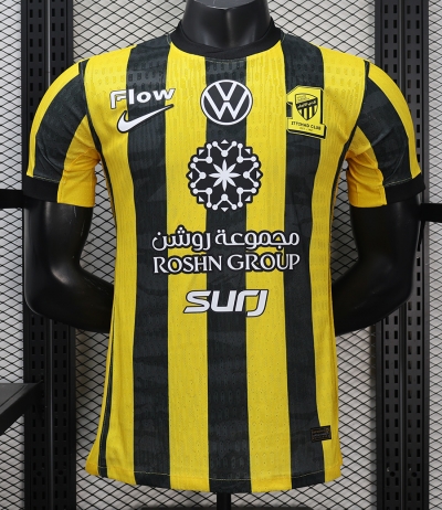 2526 Al Ittihad Saudi Home Soccer Jersey