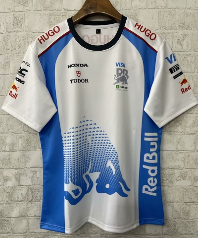 Red Bull 2025 white new F1 shirt S-5XL