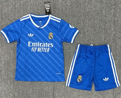 2526 RM away kids soccer jersey