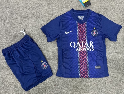 2526 PSG paris Home kids Soccer Jersey