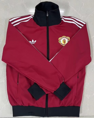 2526 Ma retro red windbreaker jacket S-XXL