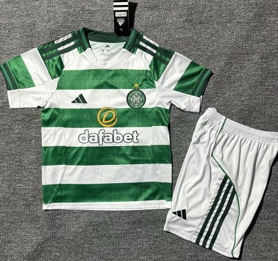 2526 Celtic home KIDS soccer jersey