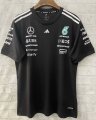 Mercedes 2025 new black F1 shirt S-5XL