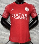2526 PSG Fourth red player version soccer jersey