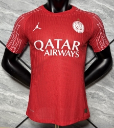 2526 PSG Fourth red player version soccer jersey