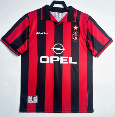 1997 98 AC Milan home soccer jersey