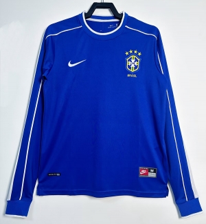 1998 Brazil away blue long sleeves S-XXL