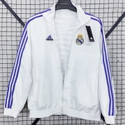 2526 R M white recersible windbreaker jacket S-XXL