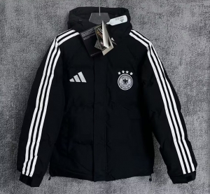 2026 German black cotton coat, size M-4XL