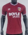 2526 West Ham home Player Version Soccer Jersey