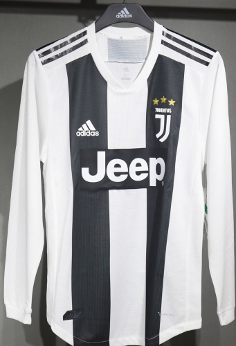 18-19 Juve home long sleeve player version S-XXL