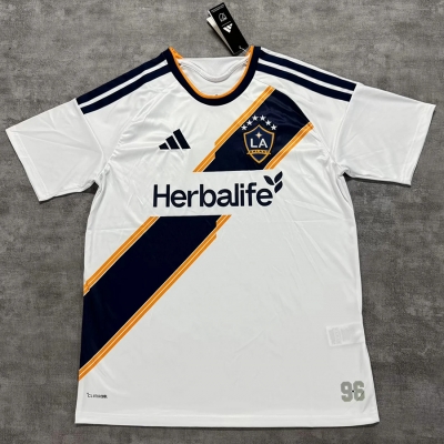 2627 LA Galaxy with star Home Soccer Jersey