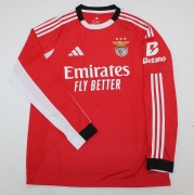 2526 Benfica Home LONG SLEEVE Soccer Jersey