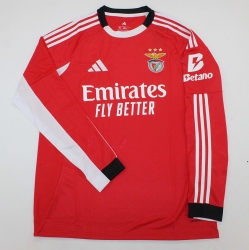 2526 Benfica Home LONG SLEEVE Soccer Jersey